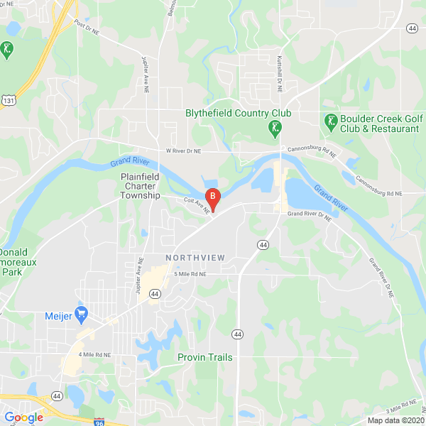 Dykstra Properties / Five Star Real Estate Leaders location map: 5967 Rolling Highlands Dr NE, Belmont, MI 49306, USA, Grand rapids, Michigan